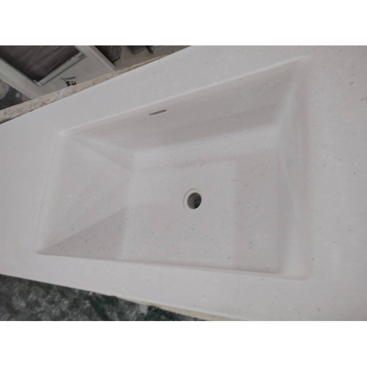 TAILOR-MADE SINK With Staron color SI414 Table Countertop